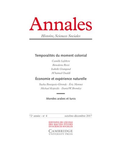 Annales histoire sciences sociales