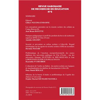 Revue Gabonaise de recherche en éducation