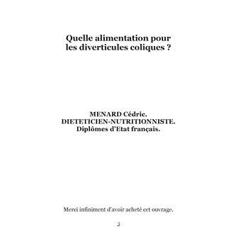 Quelle alimentation pour les diverticules coliques ?