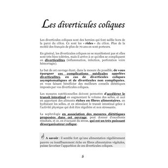 Quelle alimentation pour les diverticules coliques ?