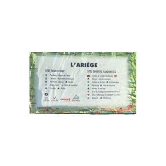 Carte en relief de l'Ariège