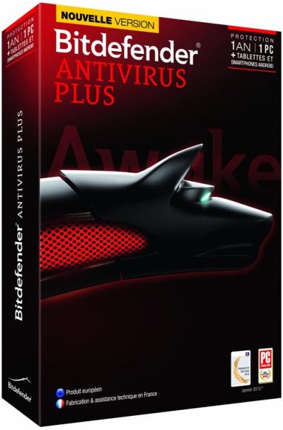 Bitdefender Antivirus plus 2014 1an / 1PC