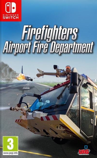 Pochette avant du jeu Firefighters Airport Fire Department Nintendo Switch