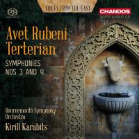 Avet Rubeni Terterian Symphony Numbers 3 and 4