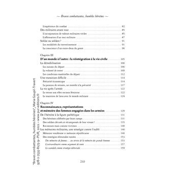 Braves combattantes, humbles héroïnes