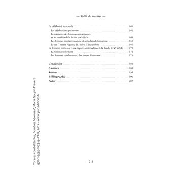 Braves combattantes, humbles héroïnes