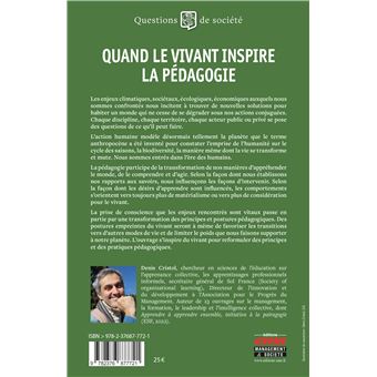 Quand le vivant inspire la pédagogie