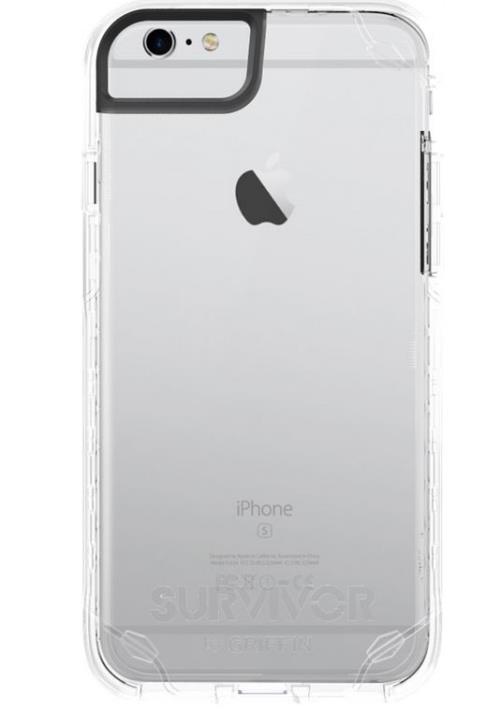 Etui Griffin Survivor Journey pour iPhone 7 Plus/6s Plus/6 Plus Transparent