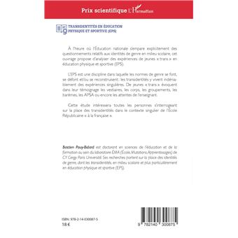 Transidentités en éducation physique et sportive (EPS)