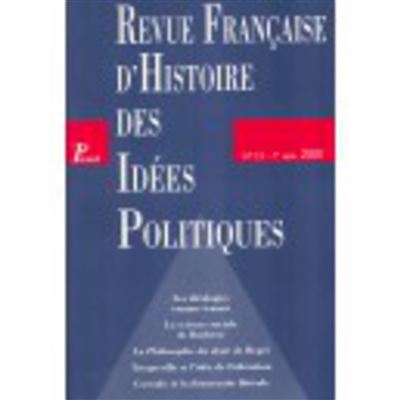 Revue française d'histoire des idées politiques
