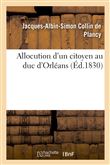 Allocution d'un citoyen au duc d'Orléans