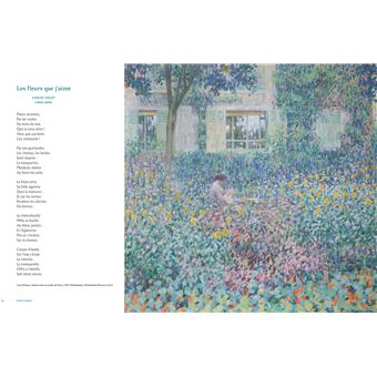 Fleurs aimées : entre peinture et poésie