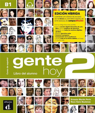 Gente Hoy 2 - Livre de l'élève + CD PREMIUM - Hans Peter Richter - Livre CD