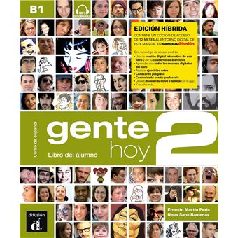 Gente hoy 2- Livre de l'élève - Éd. hybride