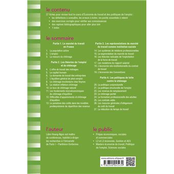 Fiches d'Économie du travail et des politiques de l'emploi