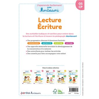 J'apprends facilement avec Montessori - Lecture - Ecriture
