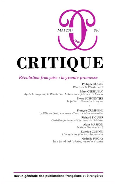 Critique 840