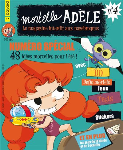 Magazine Mortelle Adèle : le numéro 4 arrive en kiosque !