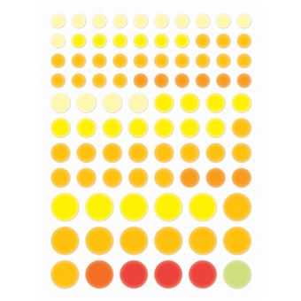 Gommettes métallisées poissons d'avril - pochette avec accessoires