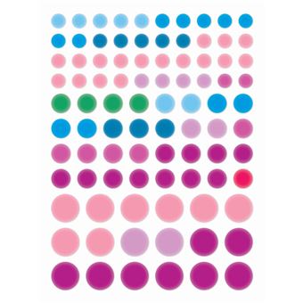 Gommettes métallisées poissons d'avril - pochette avec accessoires