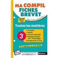 Fiches Brevet L Integrale Du Brevet 3e Brevet 2021 Fiches De Revision Pour Les 5 Epreuves Broche Sandrine Aussourd Sylvie Dauvin Jacques Dauvin Achat Livre Ou Ebook Fnac