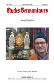 Études germaniques - N°1/2016