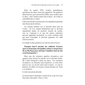 Du plus grand désordre à l'ordre parfait