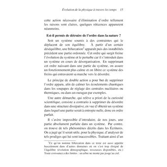 Du plus grand désordre à l'ordre parfait