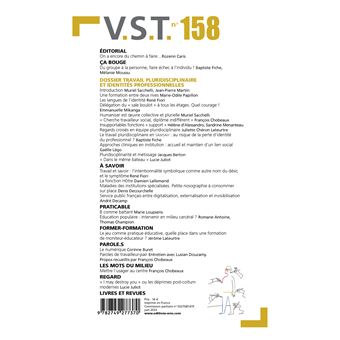 VST 158 - Travail pluridisciplinaire et identités professionnelles