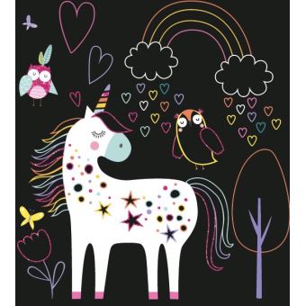 Ma pochette Licornes - Cartes à colorier et à gratter