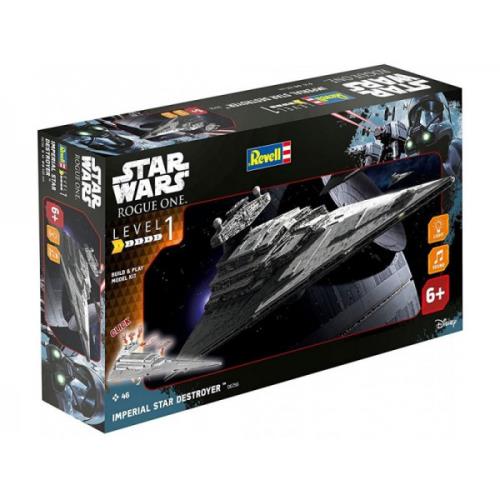 Maquette Star Wars Rogue One Imperial Star Destroyer Revell 6756 Build & Play Model Kit 46 pièces