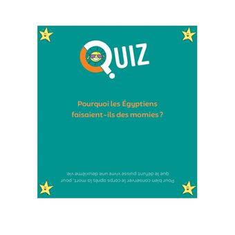Le quiz 100% Pourquoi