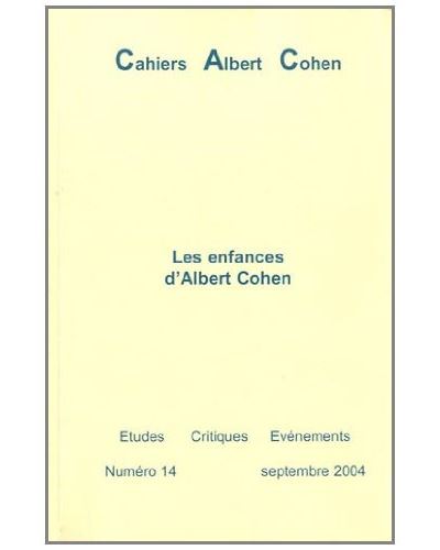 Les enfances d'Albert Cohen