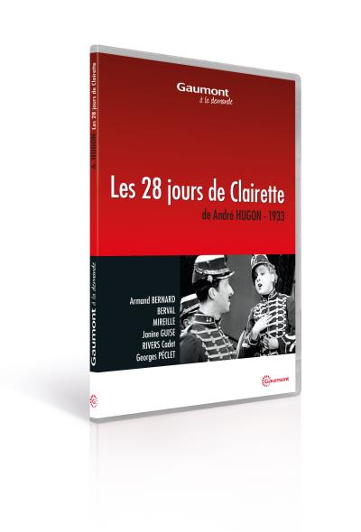 Les vingt-huit jours de Clairette DVD