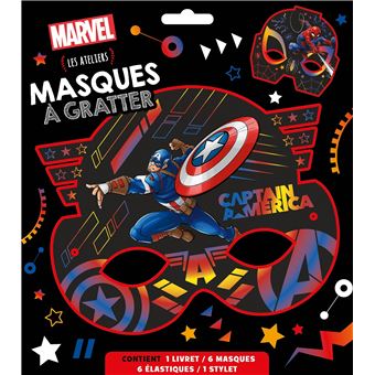 MARVEL - Les Ateliers Disney - Masques à gratter