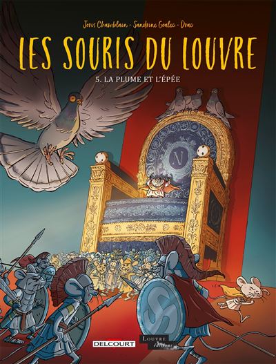 Les Souris du Louvre - Tome 05 - la plume et l'épée (2023)