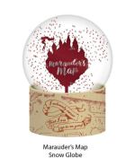 BOULE A NEIGE HARRY POTTER CARTE DU MARAUDEUR