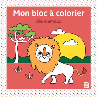Mini bloc à colorier Au pays du calme: Les animaux