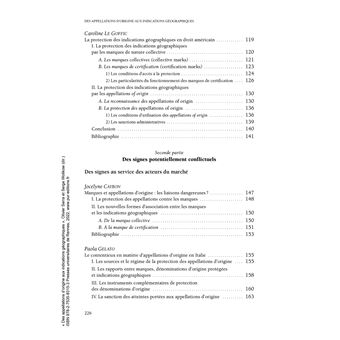 Des appellations d'origine aux indications géographiques