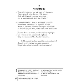 Bibliolycée - Poèmes saturniens, fêtes galantes, romances sans paroles, Paul Verlaine