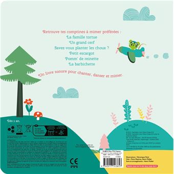 Mes comptines à mimer - livre avec puces sonores