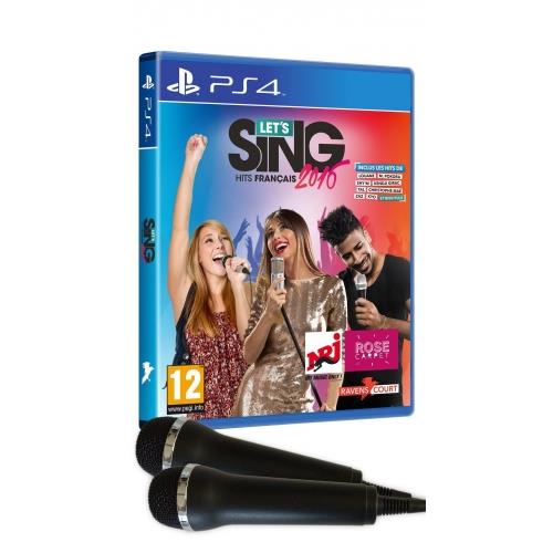 Pack Let s Sing 2016 Hits Français PS4 et 2 Micros