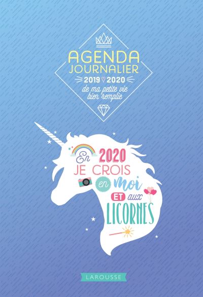 Agenda journalier de ma petite vie bien remplie 2019-2020