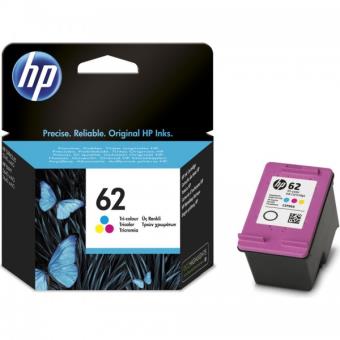 HP 62 C2P06AE Cartouche d'Encre Authentique 3 couleurs