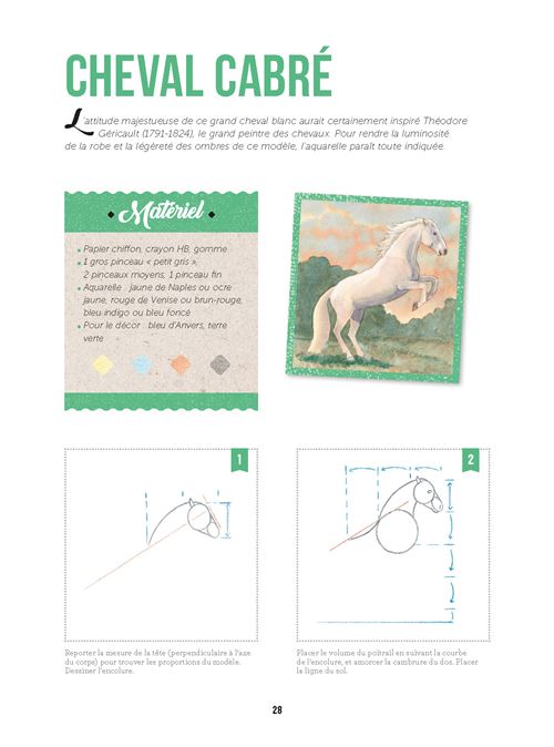 cheval dont la robe est jaune rougeatre