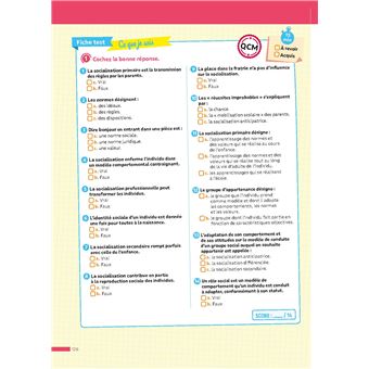 ABC Réussite Sciences économiques et sociale 1re