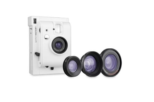 Appareil photo instantané Lomography Lomo'Instant Mini Blanc + 3 lentilles