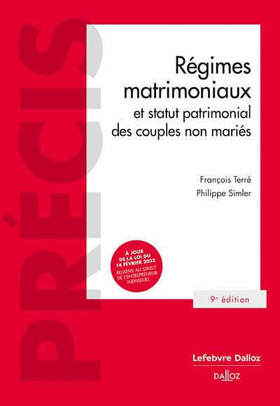 Les Droit civil. Régimes matrimoniaux
