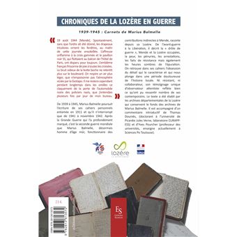 Chroniques de la Lozère en guerre 1939-1945