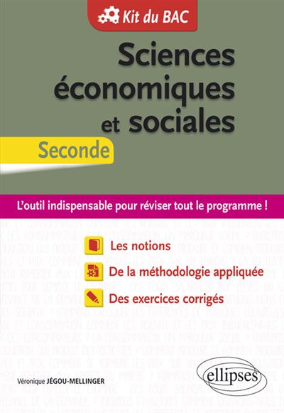 Sciences économiques Et Sociales (SES) - Seconde - Broché - Véronique ...